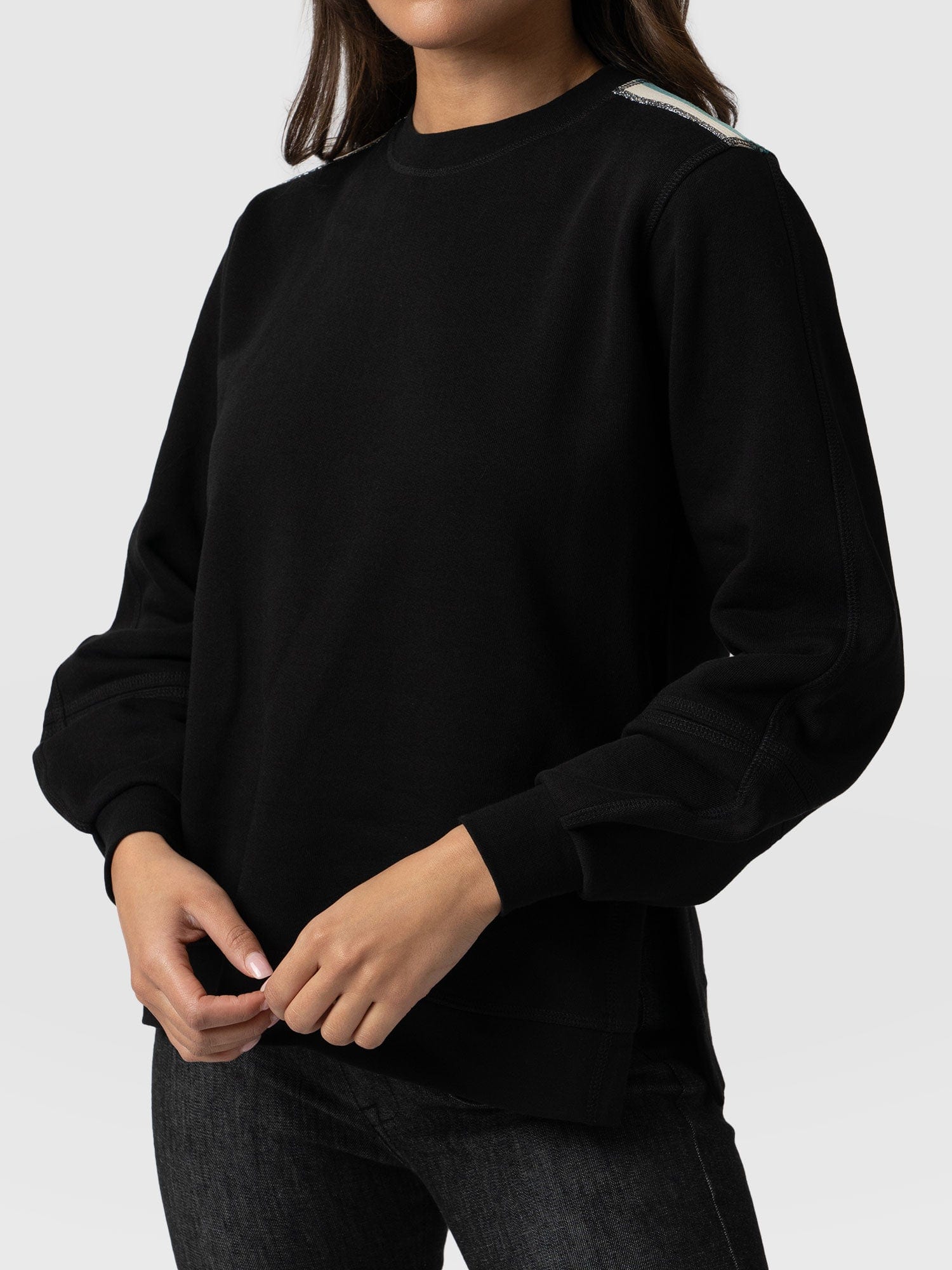Runway Sweater Black - Women's Sweaters | Saint + Sofia® USA
